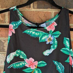 Old Navy Tropical Black Floral Sundress – Size Small, NWT